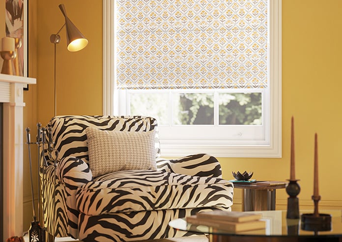 Chatsworth, Saffron - Motorised Roman Blind - Image 5